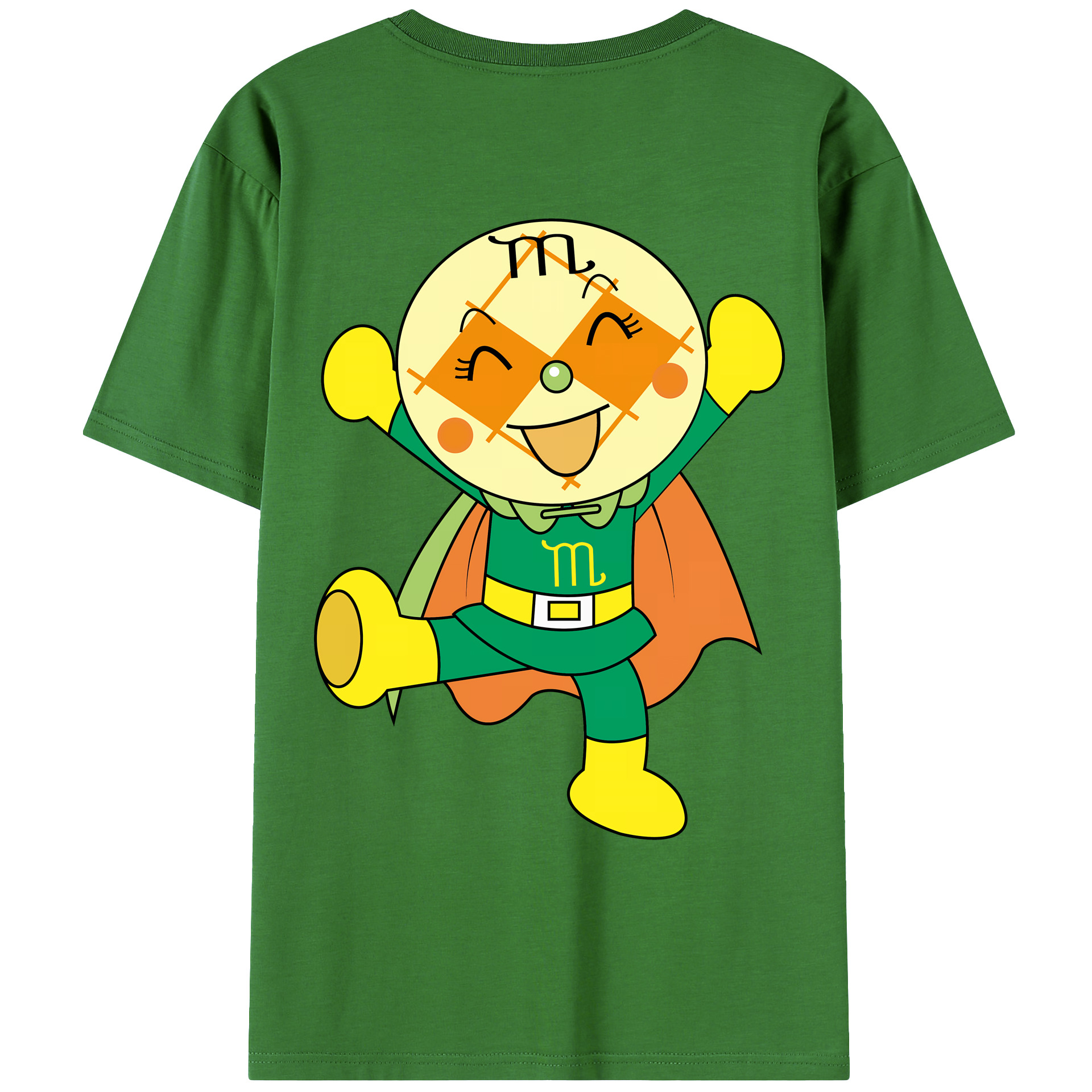 （画像用） アンパンマン Anpanman レディース半袖Tシャツ(バックプリント)